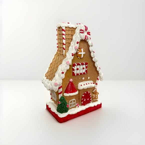 NWT Peppermint& Pine Gingerbread Man Cookie House XMAS Gift Set Hand Towels Mugs - Picture 14 of 16